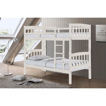 【 READY STOCK 】Eastern Single Wooden Double Decker Bed | Bedframe + Mattress | Bedset Package