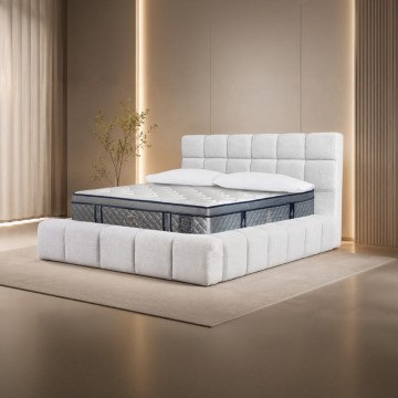Cream Puff Platform Bed Frame