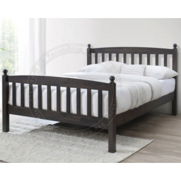 [READY STOCK] Mavis Solid Wood Queen Bed Frame | FREE Delivery & Assembly