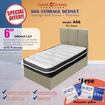 A66 Storage Bedset Package| Storage Frame + 6