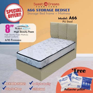 A66 Storage Bedset Package| Storage Frame + 8
