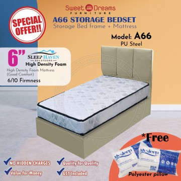 A66 Storage Bedset Package| Storage Frame + 6