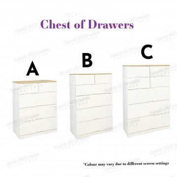 Neva Series Chest Of Drawers Storage Bedroom Furniture