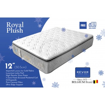 【 READY STOCK 】REVOR Royal Plush 12" Orthopaedic Pressure Relief Cooling Mattress