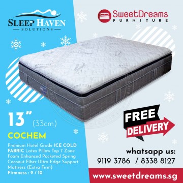Cochem Ice Cold Fabric Orthopaedic Pocketed Spring Mattress