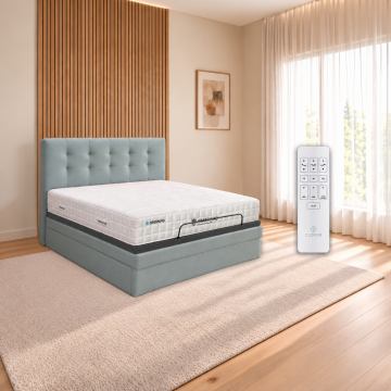 Clover 2.0  + Gausmann Grunberg Mattress + Storage Bed Frame