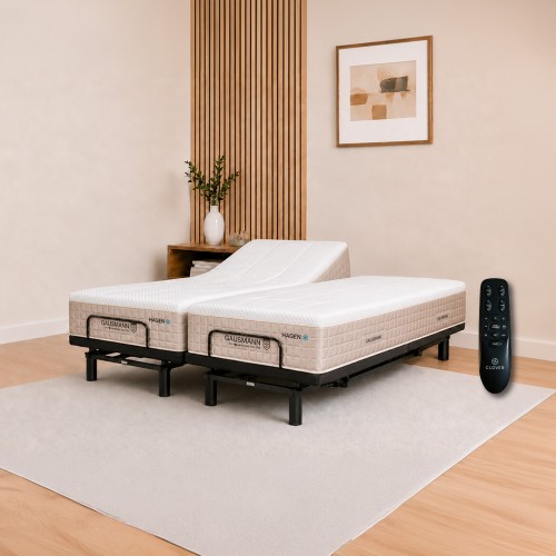 Clover Adjustable Bed Base + Gausmann Mattress Bundle