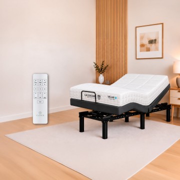 Clover 2.0 Adjustable bed base + Gausmann Velari Latex Mattress Bundle