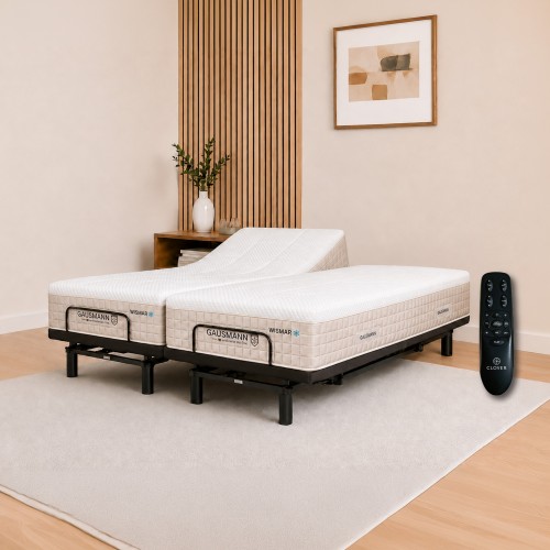 Clover Adjustable Bed Base + Gausmann Mattress Bundle